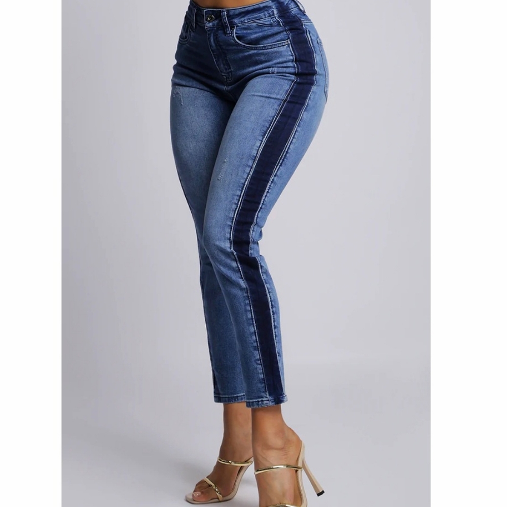 Kut from the Kloth size 8 Jennifer two tone skinny jean